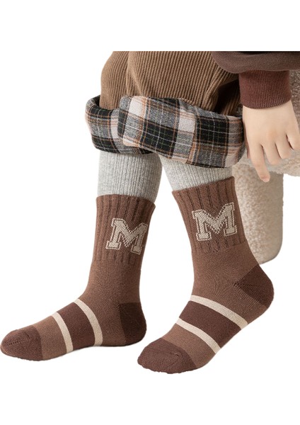 Kışlık Yünlü Kalın Orta Boy Çorap Erkek Çocuk Çorabı Isıtmalı Havlu Çorap (Yurt Dışından) modelleri