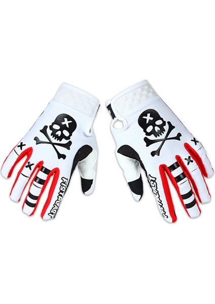 Dokunmatik Ekranlı Motosiklet Off-Road Tam Parmaklı Tüm Mevsim Uzun Parmaklı Açık Hava Sürüş Eldiveni (Yurt Dışından)