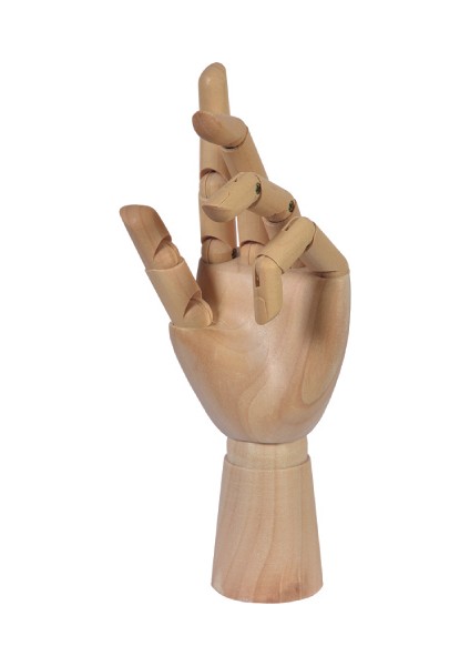 Wooden Hand Kadın El Maketi