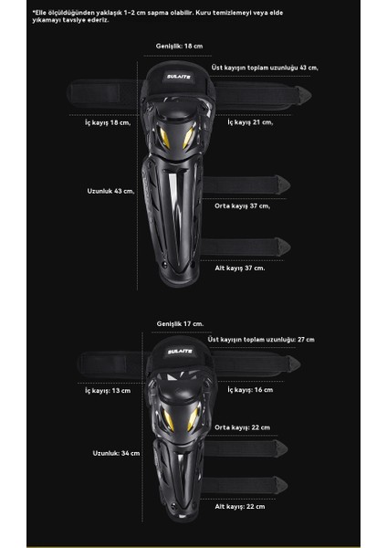 Motosiklet Dizlik ve Dirseklik, Erkek ve Kadın Koruyucu Ekipmanları, Motosiklet Için Nefes Alabilen Koruyucu Ekipmanlar. (Yurt Dışından) modelleri