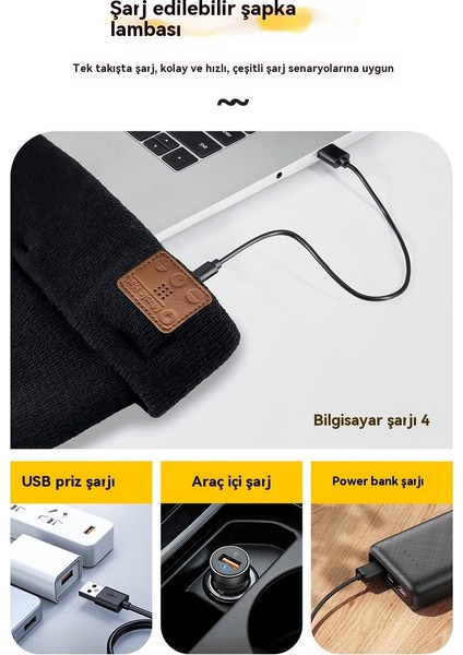 Bluetooth Müzik Çalma Fonksiyonuna Sahip Örme Şapka (Yurt Dışından) modelleri
