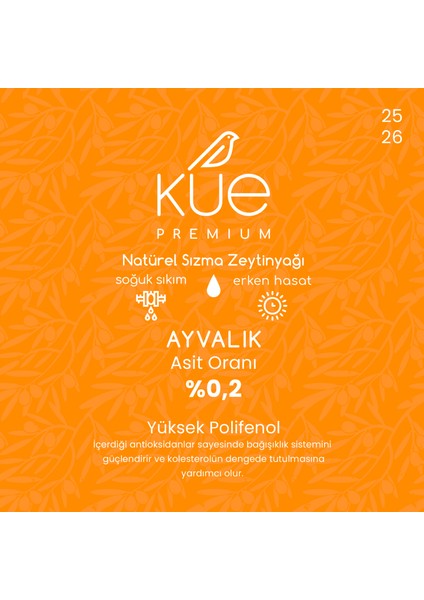 Premium Seri Erken Hasat Soğuk Sıkım Natürel Sızma Zeytinyağı 2 Litre fiyatları