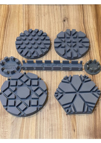 Rattan Örme Kalıbı, Şablon,kalıp Seti 7'li Set Template No : 18-19-20-21 ve Başlangıç Seti