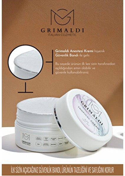 Büyük Boy Topikal Krem 120 ml Lazer Epilasyon Öncesi Acısız Etki Sağlayan Ürün