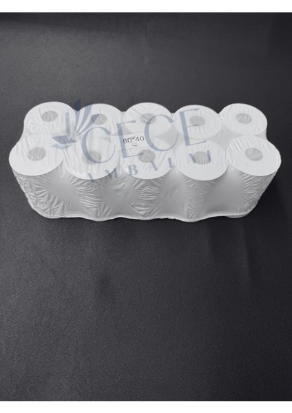 Yazar Kasa Adisyon Rulosu 80×40 mm (Tam Metre) – Termal Rulo – 100 Adet