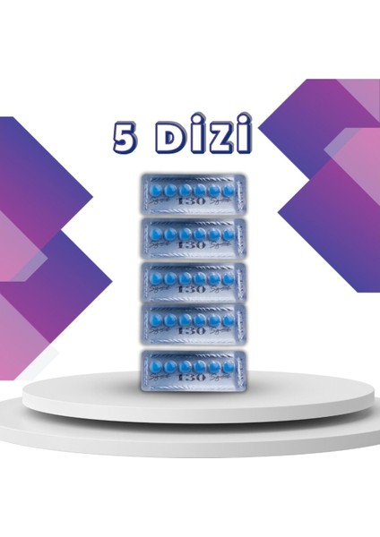 Vega6 130 Mg 6'lı x 5 Dizi Gecıktırıcı16 Hap Erkeklere Özel Ekstra Performans Yukseltiçi9 SERTLESTIRICILI16 Gizlipaketleme_