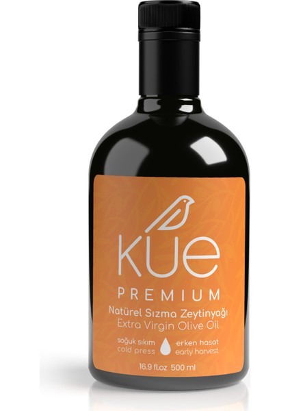 Premium Seri Erken Hasat Soğuk Sıkım Natürel Sızma Zeytinyağı 500ml