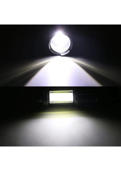 Wuben WB-017 Zoomlu Şarjlı Cob LED Güçlü El Feneri indirimleri