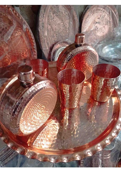 Yuvarlak Bakır Su Matarası 700ML fiyatları