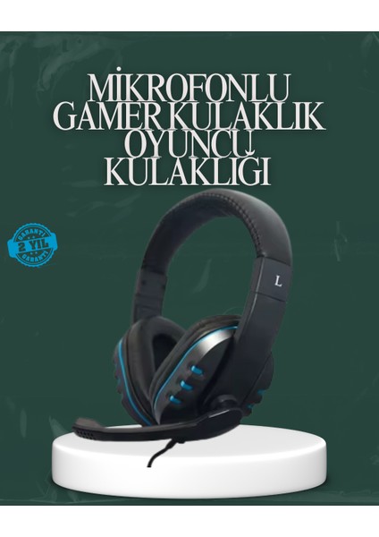 Kablolu Gaming Headset – Net Ses Ayrımı ve Ayarlanabilir Konfor
