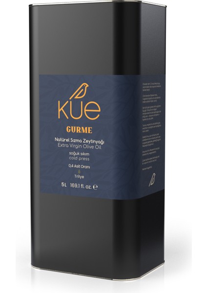 2023-2024 Sezonu 5 Lt Uluslararası Ödüllü Premium Erken Hasat Soğuk Sıkım Natürel Sızma Zeytinyağı