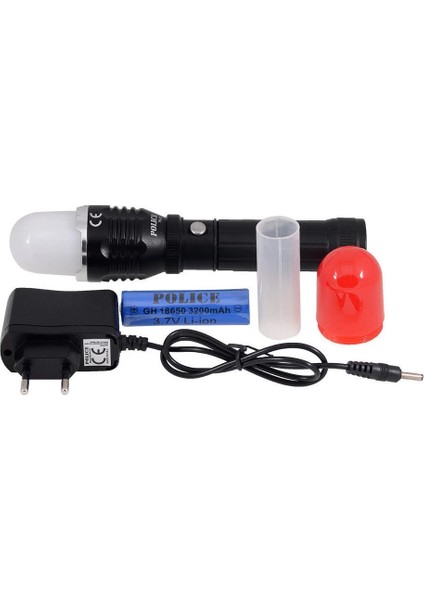 Ps-22 Cree LED Zoom Mıknatıslı Şarjlı El Feneri