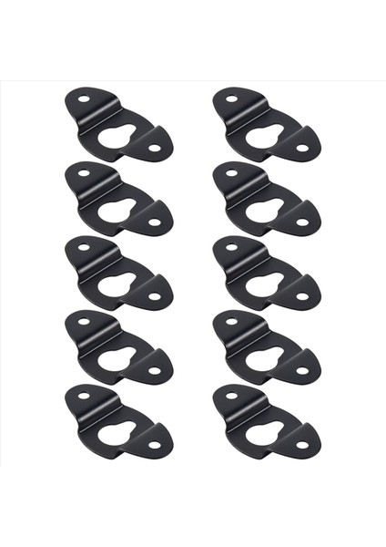 10 Adet Ses Hoparlör Duvarı Monte Demir Askı Plakası Siyah 4.8 cm Uzunluğunda (Yurt Dışından) fiyatları