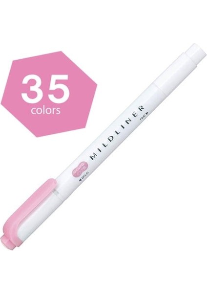 Zebra Mildliner Çift Taraflı Fırça Uçlu Işaretleme Kalemi 5li Set 5C-HC-N SET indirimleri