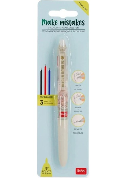 Silinebilir Jel Kalem Üç Farklı Renk Multi Pen Travel fiyatları