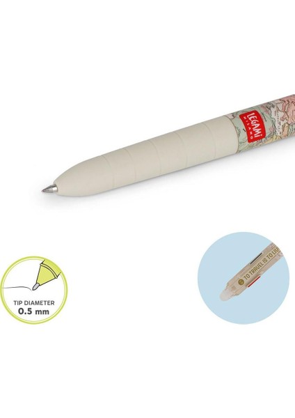 Silinebilir Jel Kalem Üç Farklı Renk Multi Pen Travel fırsatları