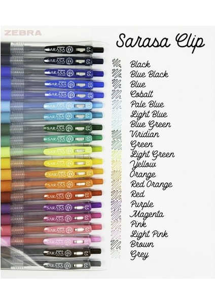 Sarasa Clip Jel Kalem 0.7 mm Mavi Yeşil fiyatları