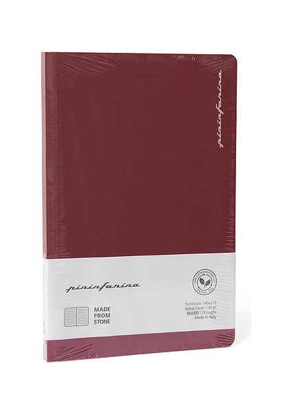 Stone Paper Defter Çizgili Kırmızı PNF1421RURE