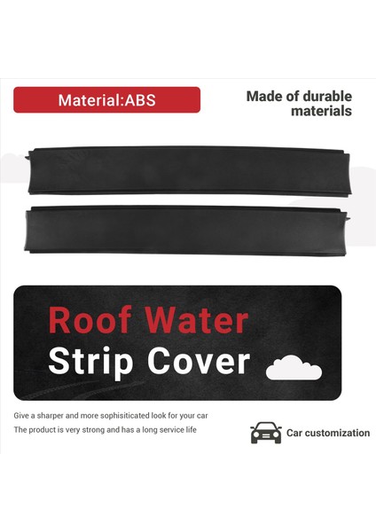 872101F001 872201F001 2pcs Araç Çatı Su Şeridi Kapağı Kia Sporttage Için Bagaj Rafının Ön Kapak Plakası 2005-2010 (Yurt Dışından) fırsatları
