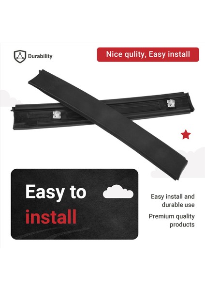 872101F001 872201F001 2pcs Araç Çatı Su Şeridi Kapağı Kia Sporttage Için Bagaj Rafının Ön Kapak Plakası 2005-2010 (Yurt Dışından) indirimleri