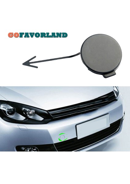 1pcs Ön Tampon Çekme Göz Kanca Kapak Kapağı Primer 5K0807241 5k0 807 241 Golf Için Mk6 2009 2010 2011 2011 (Yurt Dışından) fiyatları