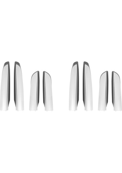 Çatı Rafı Ray Uç Kapağı 8pcs Toyota Rav4 XA40 2013-2018 Gümüş Için Çatı Rafı Kapak Kabuk Yerine (Yurt Dışından)