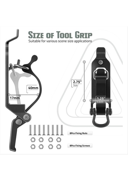 6 Adet Çatı Rafı Için Kürek Montajı Metal Kauçuk Kelepçe Montaj Braketleri Dayanıklı Balta Tutucu Kelepçe Montaj Kiti (Siyah) (Yurt Dışından) fırsatları