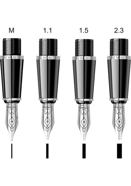 33 Kaligrafi Seti Siyah