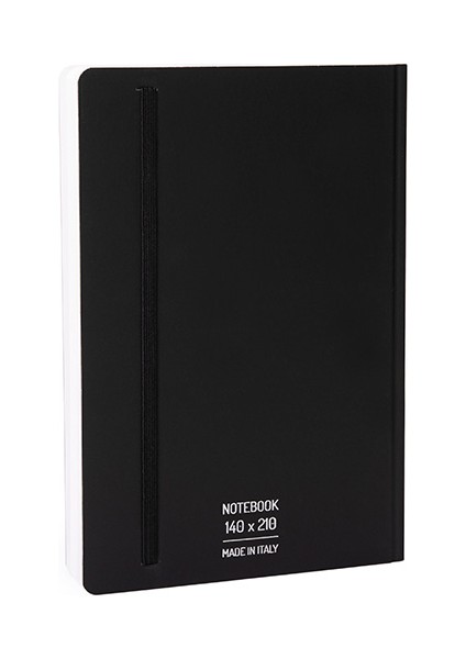 Stone Paper Notebook Siyah Çizgisiz Defter PNF1421PLBK