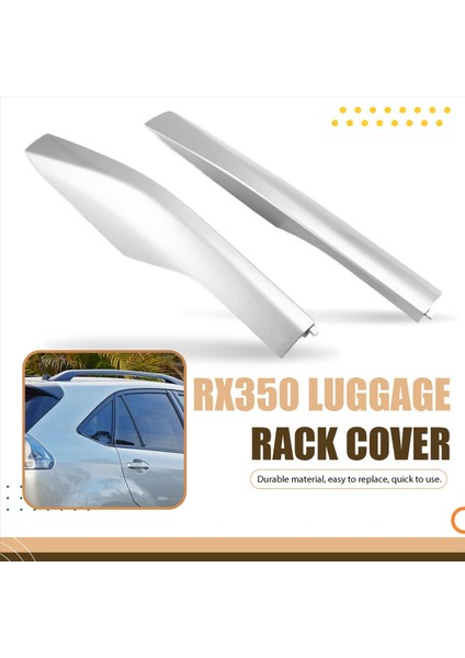 4pcs Araba Çatı Bagaj Raf Kapağı Lexus RX350 RX330 RX300 2009-2015 Çatı Rayları Çatı Rafı Uç Kapağı (Yurt Dışından) indirimleri