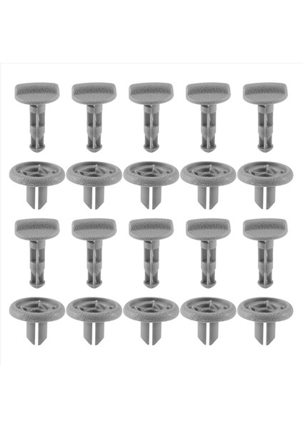 10 Adet Gri Plastik Parsel Raf Klipsi Nissan Juke Için Erken Tip End 799161KA3A (Yurt Dışından)