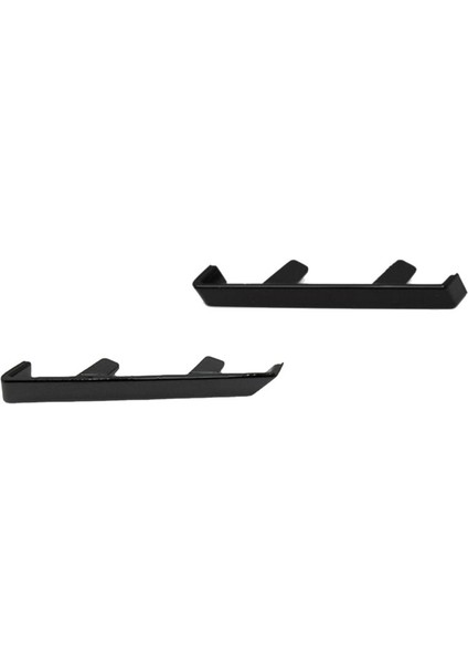 Ön Tampon Sol Sağ Plaka Braketi Maserati Ghibli M157 2014-2020 670011292 670011291 Için Parlak Siyah Trim Tutucu (Yurt Dışından)