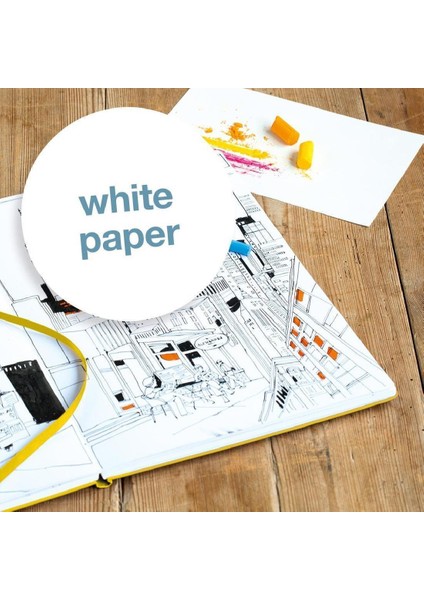 Leuchtturm1917 Sketchbook Landscape Medium A5 112 pages 210 x 145 mm Black 362366 fırsatları