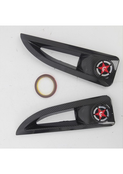 Jeep Wrangler Için 1 Çift Kaput Yan Havalandırma Kapağı Döşeme Jk 2007-2017 Karbon Fiber (Yurt Dışından)
