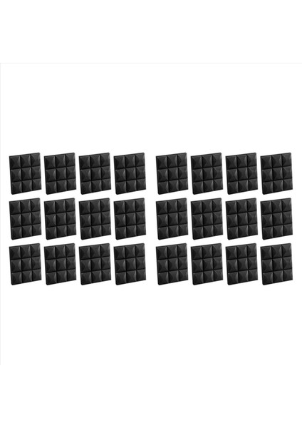 24PCS Akustik Köpük Panelleri Ses Yalıtımı Yalıtım Köpüğü 30X30CM Yapıştırıcı Yok (Yurt Dışından)
