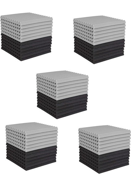 60 Pcs Akustik Köpük Kartı Stüdyo Fayans Akustik Köpük Ses Geçirmez Piramit Stüdyo Duvar Paneli 2 5X30X30CM (Yurt Dışından) fırsatları