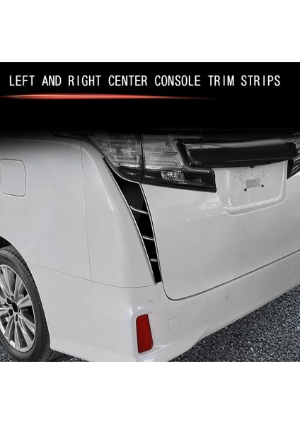 Toyota Alphard Vellfıre Için Araç Bağlı Tarayı Strım Strıon Toıllıght Alt Pıllol Trım 30 Seris 2016-2022 Parlak Siyah (Yurt Dışından) fiyatları