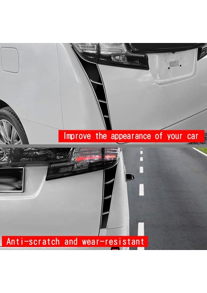 Toyota Alphard Vellfıre Için Araç Bağlı Tarayı Strım Strıon Toıllıght Alt Pıllol Trım 30 Seris 2016-2022 Parlak Siyah (Yurt Dışından) modelleri