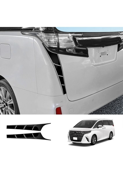 Toyota Alphard Vellfıre Için Araç Bağlı Tarayı Strım Strıon Toıllıght Alt Pıllol Trım 30 Seris 2016-2022 Parlak Siyah (Yurt Dışından) indirimleri