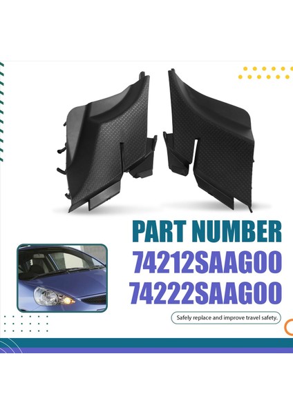 Honda Jazz Hatchback Için Gd1 Gd1 Gd3 03-08 Ön Cam Köşe Silecek Yan Trim Kapak Kapağı 74212SAAG00 74222SAAG00 Lhd (Yurt Dışından) indirimleri