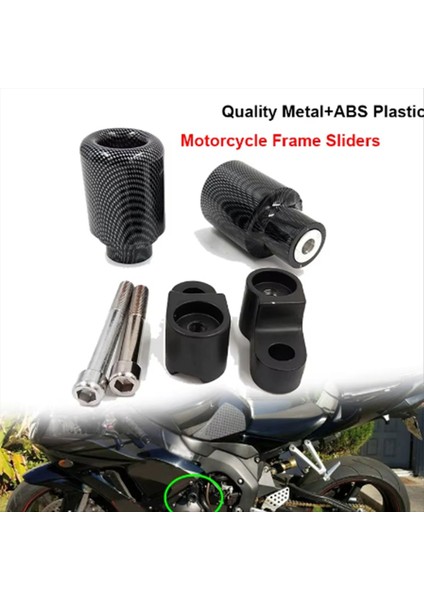 Kesilmiş Motosiklet Çerçevesi Kaydırıcıları Yok Çarpışma Stator Kasası Honda CBR600RR Cbr 600RR Cbr 600 Rr 2007-2008 (Yurt Dışından) indirimleri