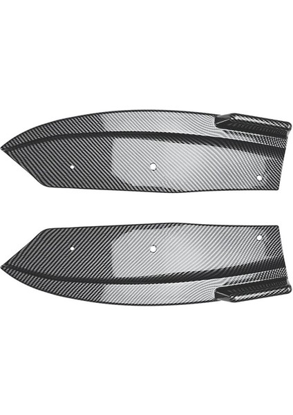 Bmw X4 G02 M Sport 2018-2021 Karbon Fiber Deseni Için Araba Arka Tampon Dudak Difüzör Ayırıcı Kanat Önlük Spoyleri (Yurt Dışından)