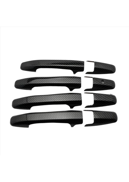 8pcs Araba Yan Kapı Kolu Çerçeve Kapağı Kapak Honda Civic 2006-2011 Araba Stil Karbon Fiber (Yurt Dışından) fiyatları