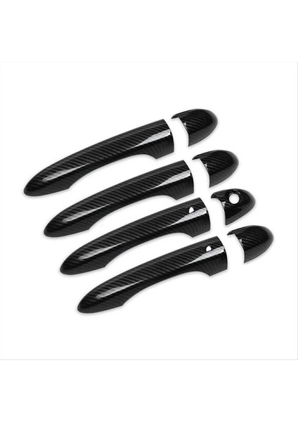 1 Maserati Ghibli Sedan Trofeo Akıllı Kapı Kolu Için Karbon Fiber Kapı Tutam Kapağı Kaplama (Yurt Dışından)