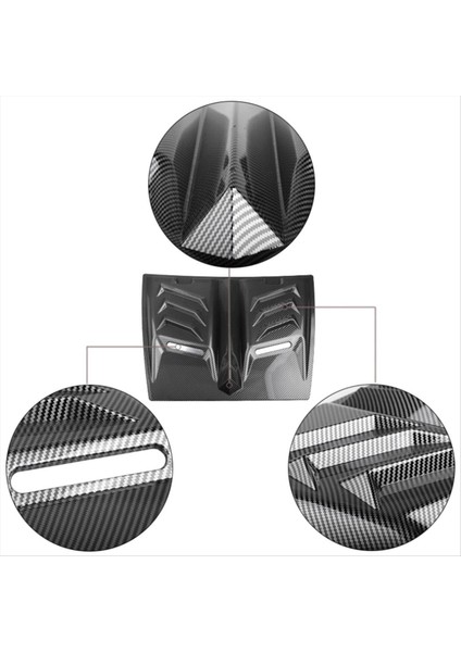 Araba Hava Akışı Alım Kaputu Kepçe Havalandırma Bonnet Dekoratif Kapak Merkezi Yan Hava Outlet Hood Evrensel Otomatik Dış Erişim A (Yurt Dışından) indirimleri