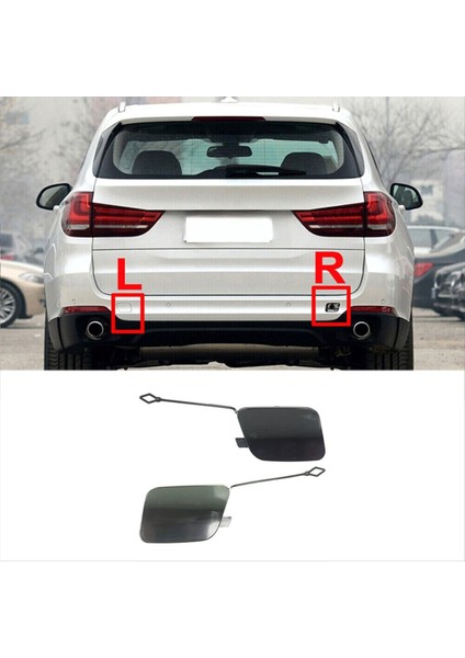Çekme Göz Kapakları Sis Farkı Alt Tampon Grill 2 Sol ve Sağ Bmw X5 2014-2018 51127378574 51127378573 (Yurt Dışından)