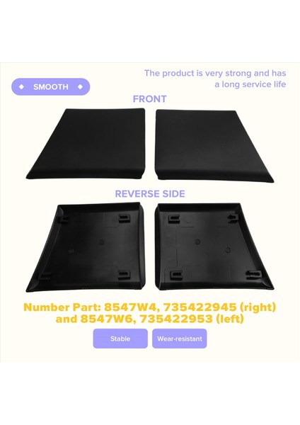 Araba Ön Kapı Sol Sağ Kalıp Trim Paneli 8547W4 8547W6 Citroen Jumper Fiat Ducato Peugeot Boxer Opel (Yurt Dışından) indirimleri