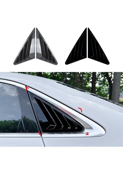 Araç Arka Pencere Kapağı Kapağı Döşeme Penceresi Panjur Panjur Yan Havalandırma Döşeme Audi A3 8y Sedan 2021-2024 Karbon Fiber (Yurt Dışından) fiyatları