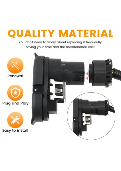 7 Yol Fragman Hitch Kablo Kablo Demeti Kiti 9L3Z-15A416-B 9L3Z15A416B Ford F-150 2009-2014 (Yurt Dışından) indirimleri