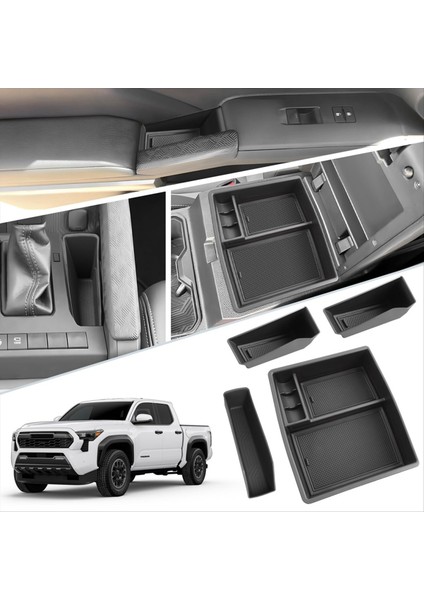 Toyota Tacoma 2024 Merkez Konsolu Organizatör Koltuk Depo Depo Depo Depolama Yan Kapı Depolama Tepsisi Aksesuarları (Yurt Dışından) fiyatları